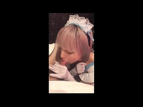 ❤️ Japonský idol [mayuka], kostým francúzskej slúžky, časť 1, fajčenie a honenie s pleťovým mliekom ❤ Sex video na nás ❌️❤